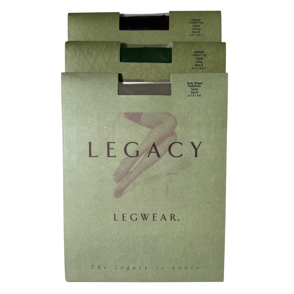 Legacy Legwear 3-Pack Tights & Pantyhose | Fall Palette Size B USA